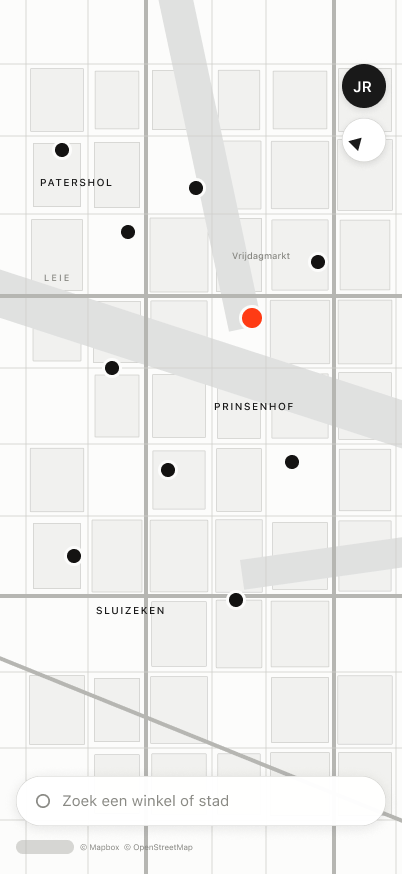 The map in light